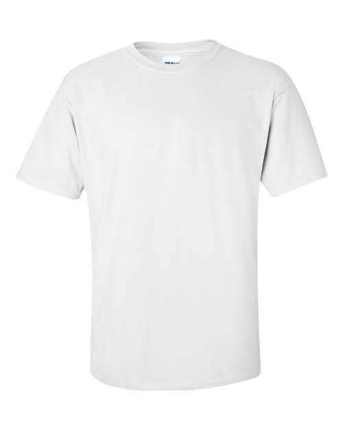 Gildan Women’s 1X1 Baby Rib Raglan Three-Quarter Sleeve Tee 2000 PFD White Custom Embroidered Business Logo