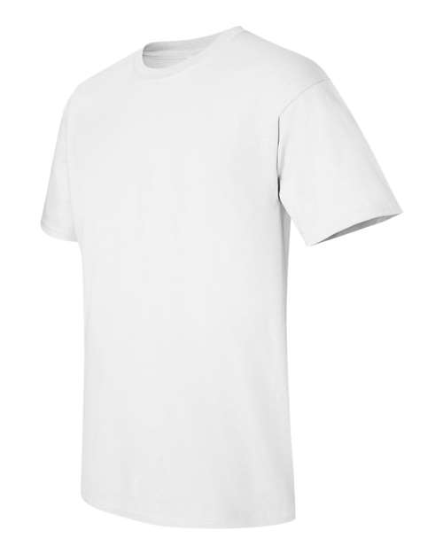 Gildan Women’s 1X1 Baby Rib Raglan Three-Quarter Sleeve Tee 2000 PFD White Custom Embroidered Business Logo