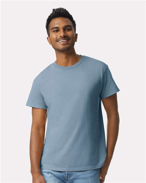 Custom Embroidered Gildan Ultra Cotton® T-Shirt 2000 Stone Blue