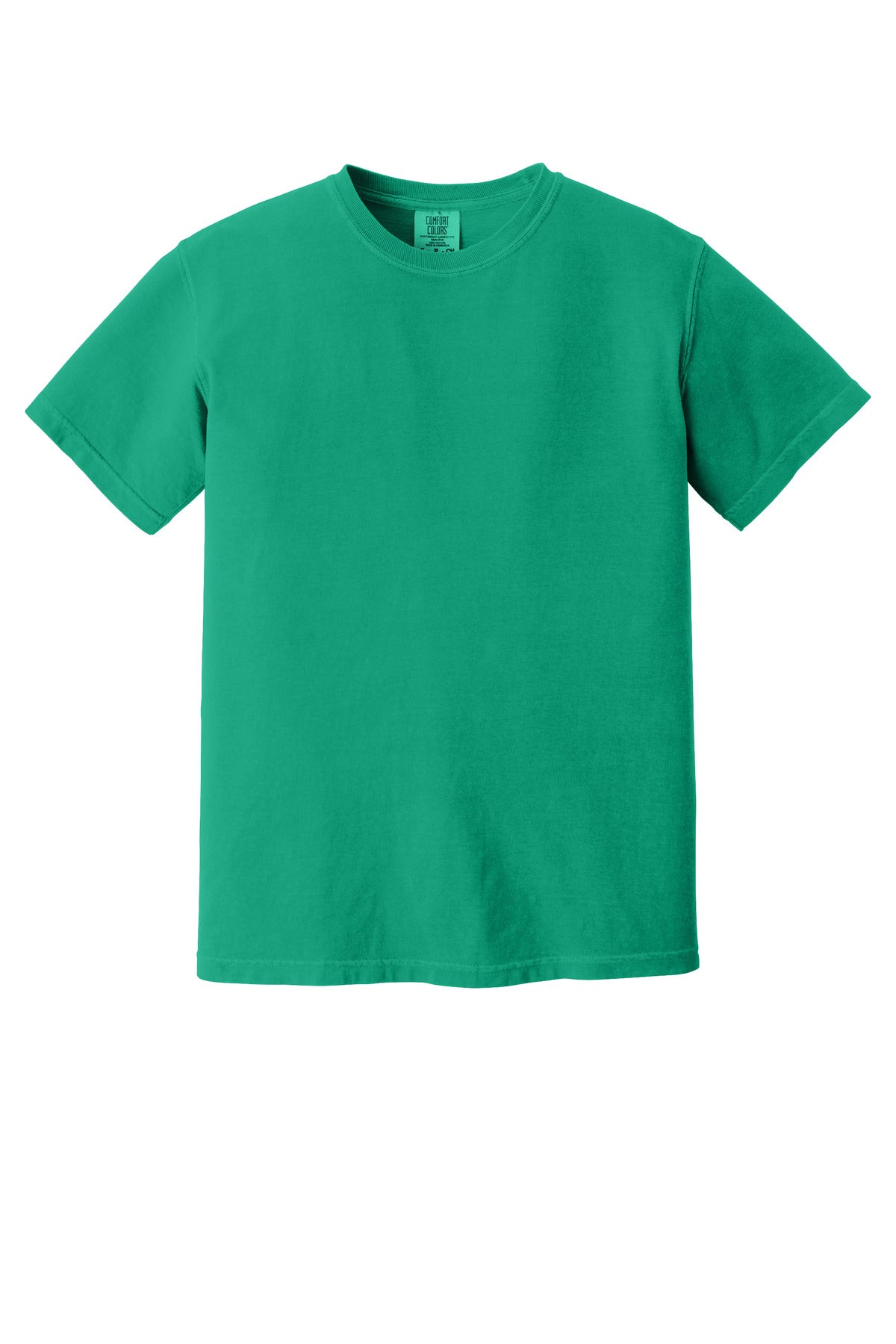 Custom Embroidered Comfort Colors T-Shirts in Island Green