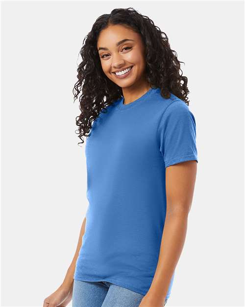 Hanes Beefy-T® T-Shirt 5180 Carolina Blue