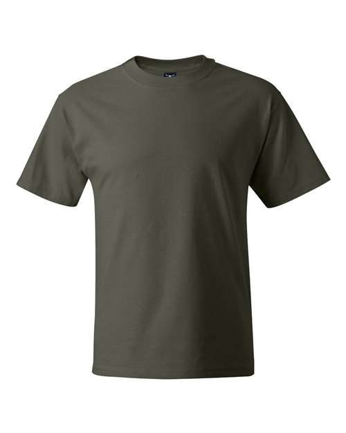 Hanes Beefy-T® T-Shirt 5180 Fatigue Green