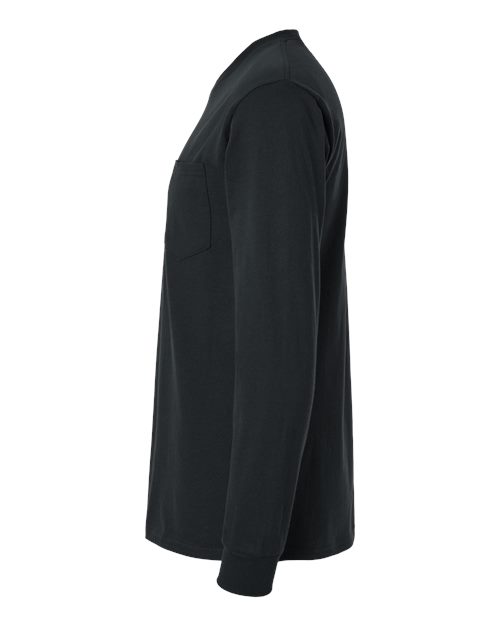 Gildan Ultra Cotton® Long Sleeve Pocket T-Shirt 2410