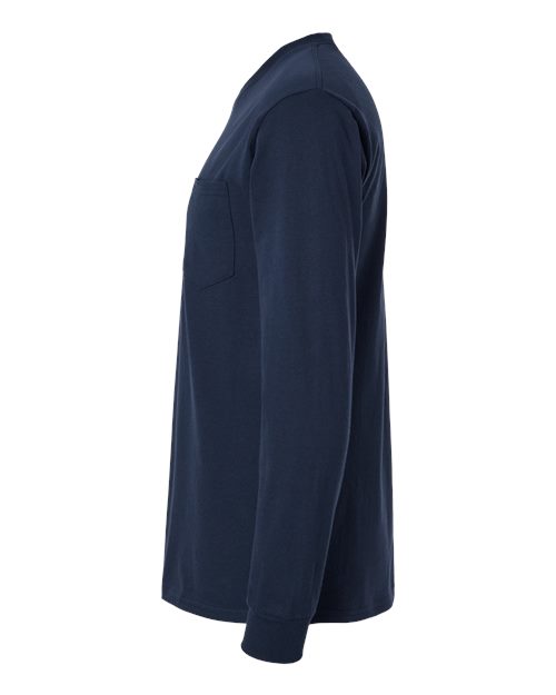 Gildan Ultra Cotton® Long Sleeve Pocket T-Shirt 2410