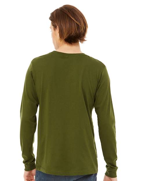 BELLA + CANVAS Jersey Long Sleeve Tee 3501 Olive