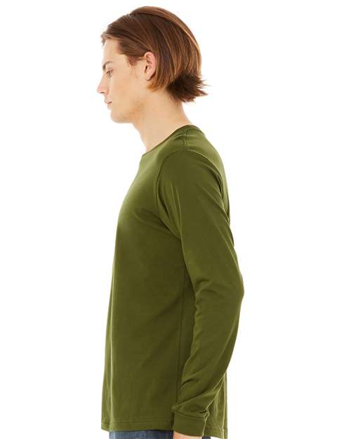 BELLA + CANVAS Jersey Long Sleeve Tee 3501 Olive