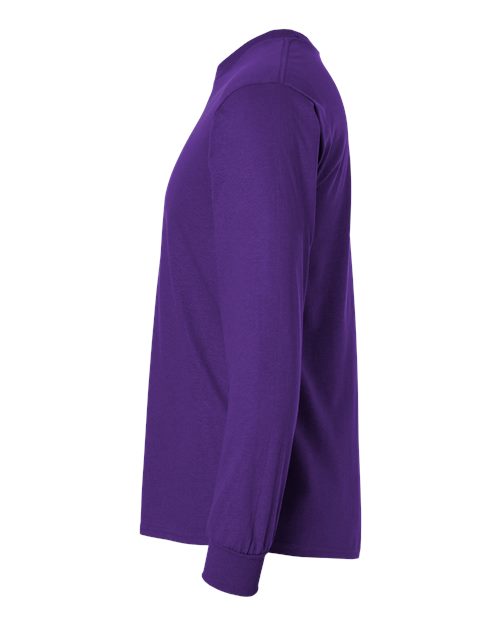 Gildan Ultra Cotton® Long Sleeve T-Shirt 2400 Purple