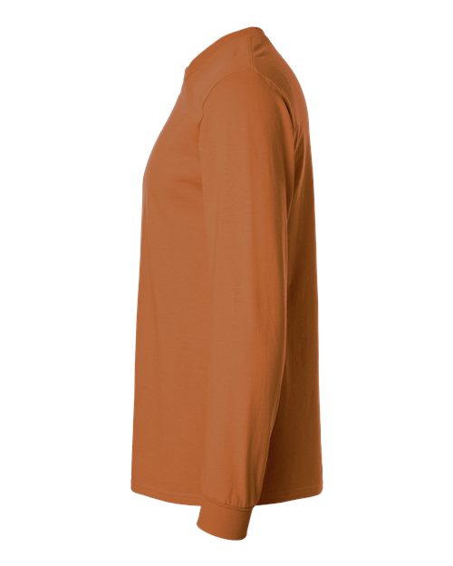 Gildan Ultra Cotton® Long Sleeve T-Shirt 2400 Texas Orange