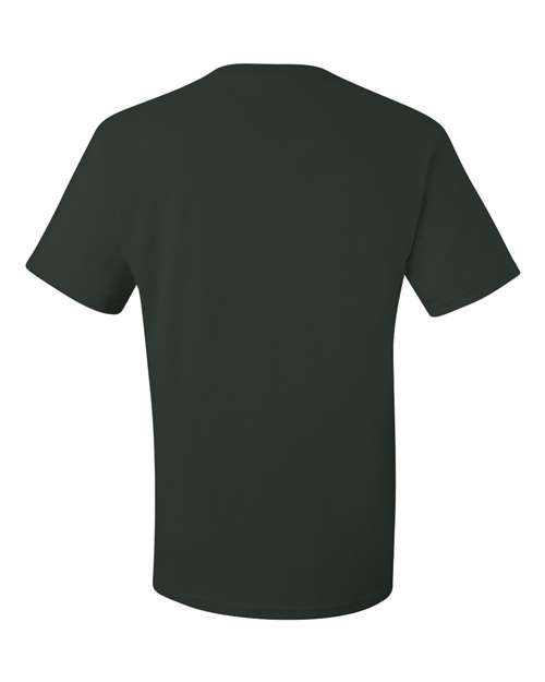 JERZEES Dri-Power® 50/50 T-Shirt 29MR Deep Purple Custom Embroidered Business Logo