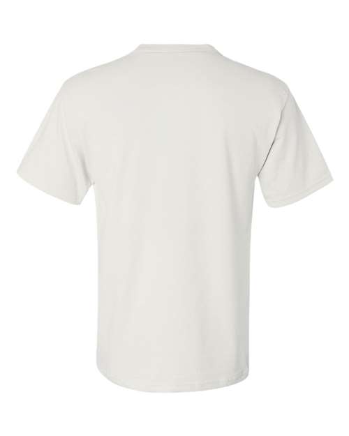 JERZEES Dri-Power® 50/50 Pocket T-Shirt 29MPR True Red Custom Embroidered Business Logo
