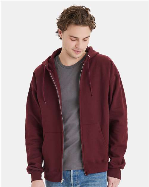 Custom Embroidered Hanes Ultimate Cotton® Full-Zip Hooded Sweatshirt F280