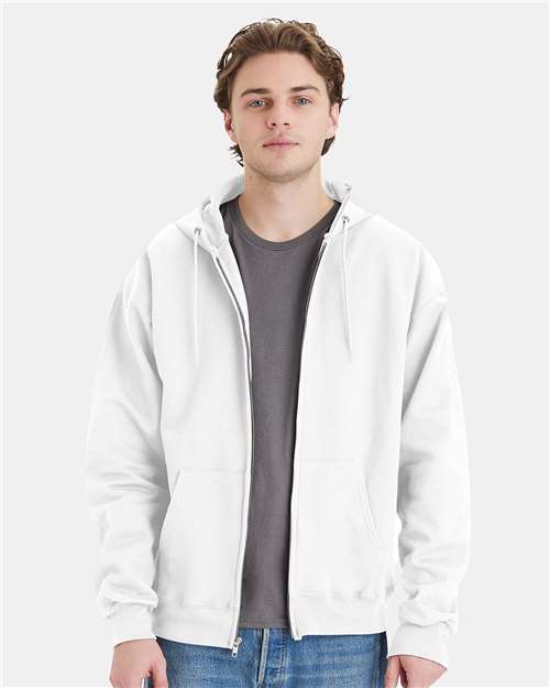 Custom Embroidered Hanes Ultimate Cotton® Full-Zip Hooded Sweatshirt F280