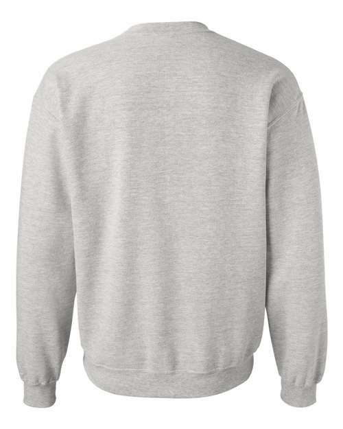 Gildan Heavy Blend™ Crewneck Sweatshirt 18000 Ash Custom Embroidered Business Logo