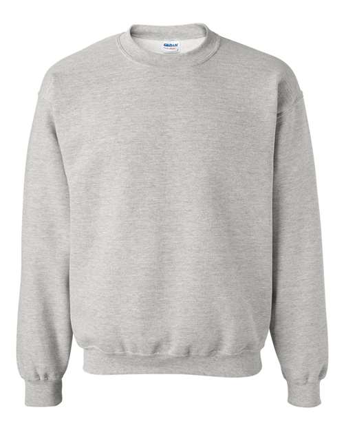 Gildan Heavy Blend™ Crewneck Sweatshirt 18000 Ash Custom Embroidered Business Logo