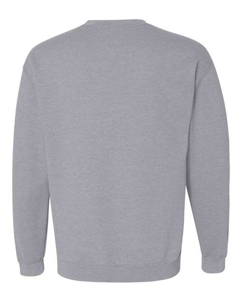 Gildan Heavy Blend™ Crewneck Sweatshirt 18000 Sport Grey Custom Embroidered Business Logo