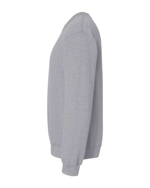 Gildan Heavy Blend™ Crewneck Sweatshirt 18000 Sport Grey Custom Embroidered Business Logo