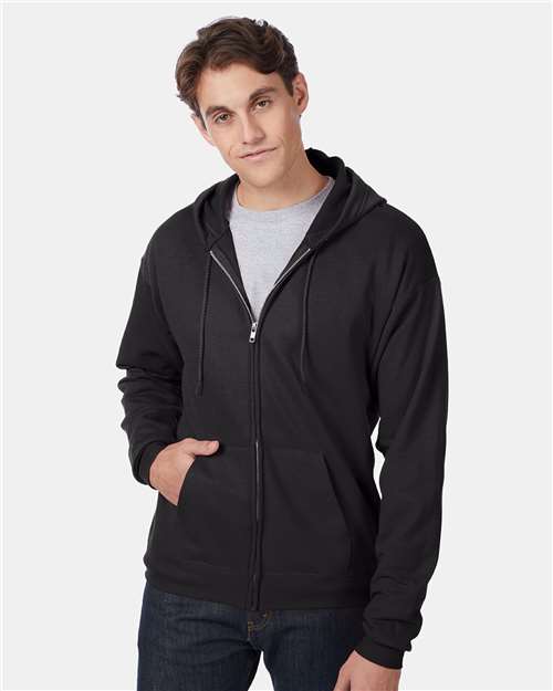 Custom Embroidered Hanes Ecosmart® Full-Zip Hooded Sweatshirt P180