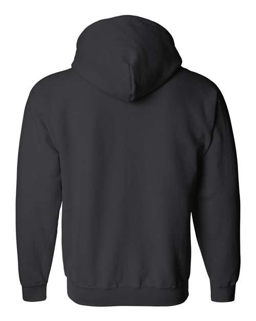 Gildan Heavy Blend™ Full-Zip Hooded Sweatshirt 18600 Ash Custom Embroidered Business Logo