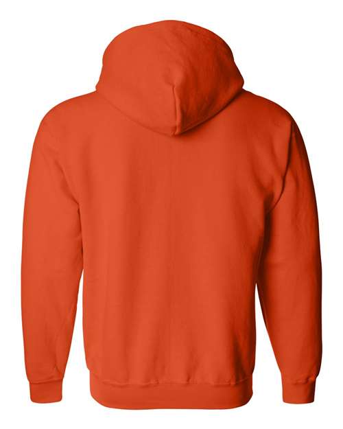 Gildan Heavy Blend™ Full-Zip Hooded Sweatshirt 18600 Navy Custom Embroidered Business Logo