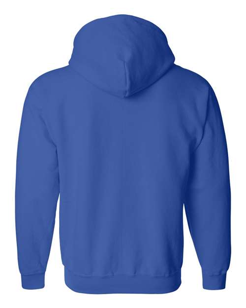 Gildan Heavy Blend™ Full-Zip Hooded Sweatshirt 18600 Red Custom Embroidered Business Logo