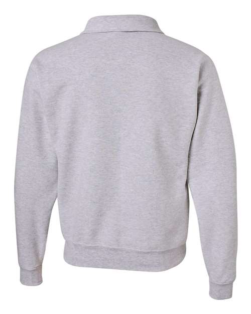 JERZEES Super Sweats NuBlend® Quarter-Zip Cadet Collar Sweatshirt 4528MR Custom Embroidered Business Logo
