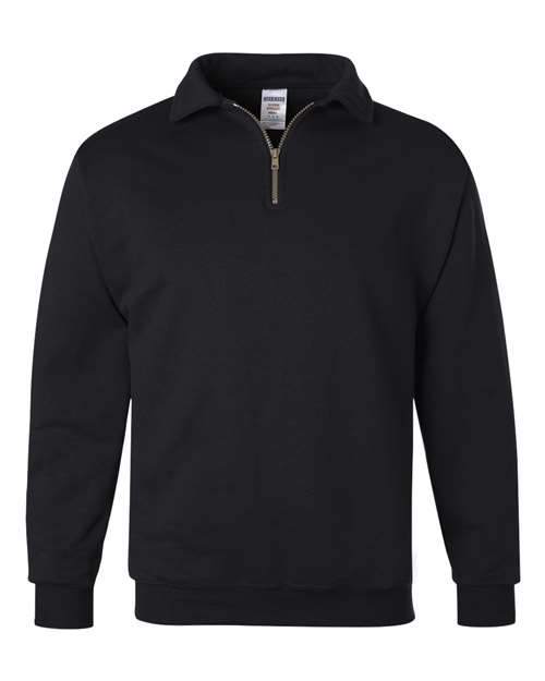 JERZEES Super Sweats NuBlend® Quarter-Zip Cadet Collar Sweatshirt 4528MR Custom Embroidered Business Logo