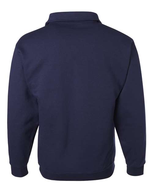 JERZEES Super Sweats NuBlend® Quarter-Zip Cadet Collar Sweatshirt 4528MR Custom Embroidered Business Logo