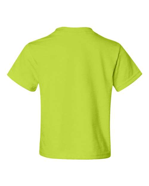 JERZEES Dri-Power® Youth 50/50 T-Shirt 29BR Royal Custom Embroidered Business Logo