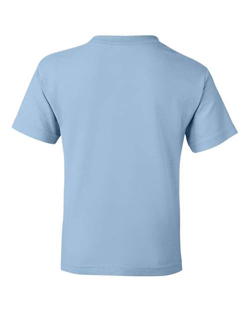 Gildan DryBlend® Youth T-Shirt 8000B Light Blue Custom Embroidered Business Logo