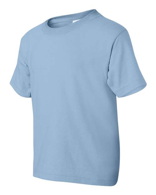 Gildan DryBlend® Youth T-Shirt 8000B Light Blue Custom Embroidered Business Logo