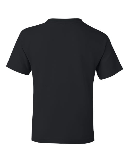 Gildan Heavy Cotton™ Youth T-Shirt 5000B Black Custom Embroidered Business Logo