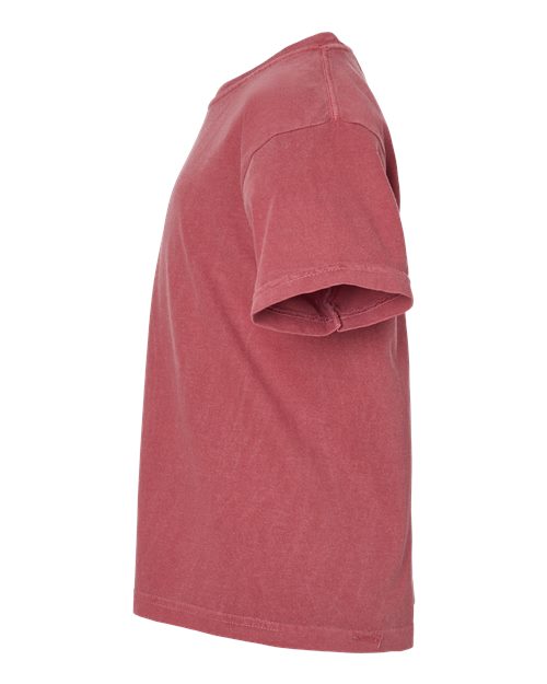 Comfort Colors Garment-Dyed Youth Heavyweight T-Shirt 9018 Crimson