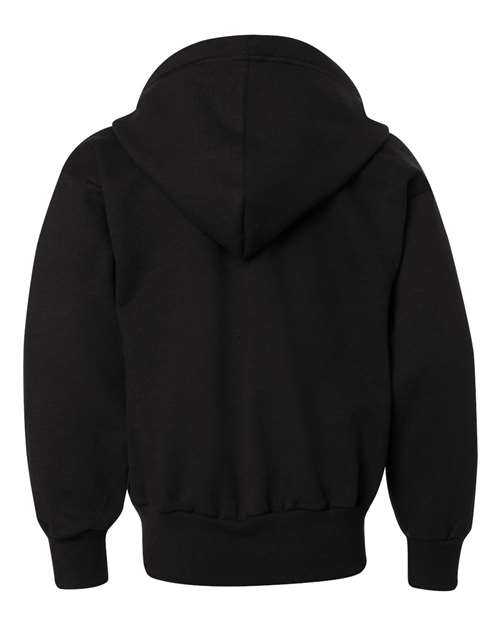 Hanes EcoSmart® Youth Full-Zip Hooded Sweatshirt P480
