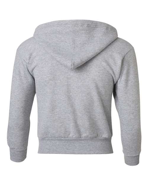 Hanes EcoSmart® Youth Full-Zip Hooded Sweatshirt P480