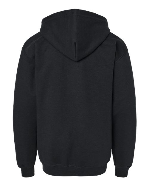 Gildan Heavy Blend™ Full-Zip Hooded Sweatshirt 18600 White Custom Embroidered Business Logo