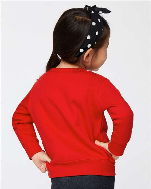 Rabbit Skins Toddler Fleece Crewneck Sweatshirt 3317