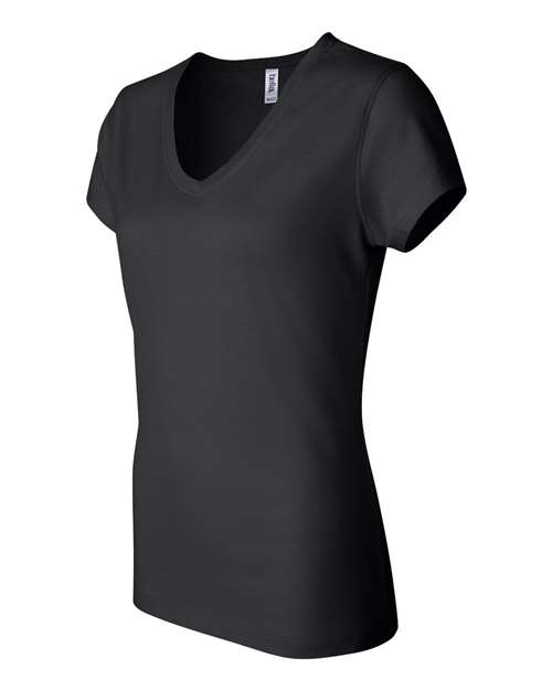 BELLA + CANVAS Organic Tee 6005 Custom Embroidered Business Logo