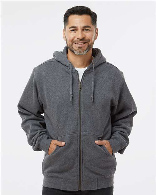 Custom Embroidered DRI DUCK Crossfire Heavyweight Power Fleece Hooded Jacket with Thermal Lining 7033