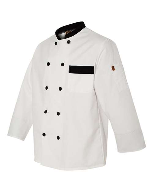 Chef Designs Garnish Chef Coat KT74 Custom Embroidered Business Logo