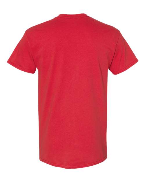 Gildan USA-Made Fine Jersey T-Shirt 5000 Purple Custom Embroidered Business Logo