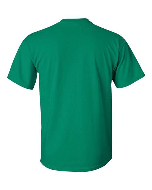 Gildan Women’s 1X1 Baby Rib Raglan Three-Quarter Sleeve Tee 2000 Kelly Custom Embroidered Business Logo