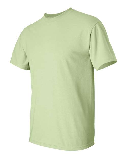 Gildan Women’s 1X1 Baby Rib Raglan Three-Quarter Sleeve Tee 2000 Pistachio Custom Embroidered Business Logo