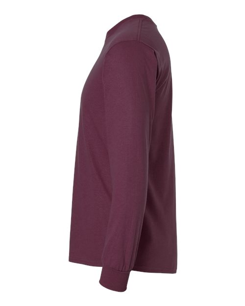 Gildan Ultra Cotton® Long Sleeve T-Shirt 2400 Maroon