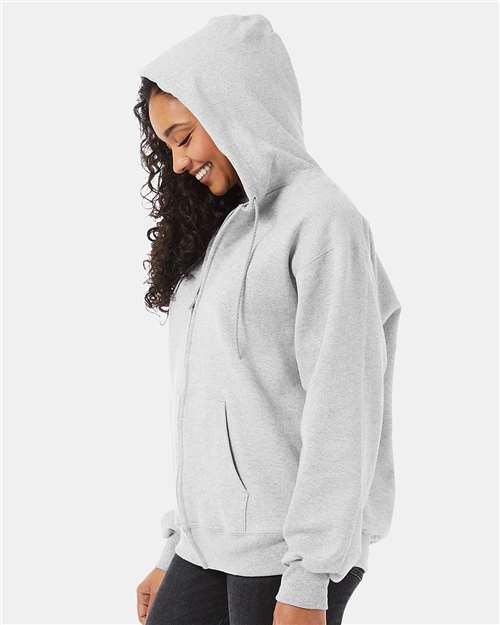 Hanes Ultimate Cotton® Full-Zip Hooded Sweatshirt F280