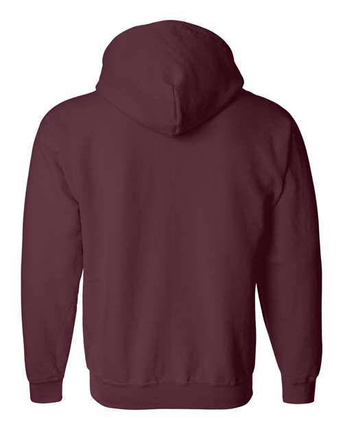 Gildan Heavy Blend™ Full-Zip Hooded Sweatshirt 18600 Irish Green Custom Embroidered Business Logo