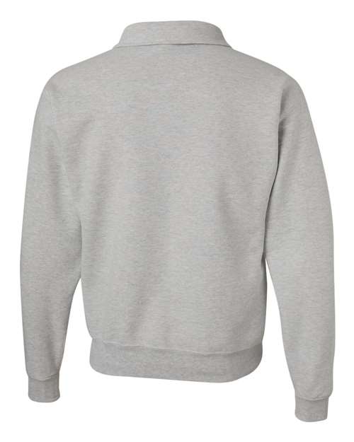 JERZEES Super Sweats NuBlend® Quarter-Zip Cadet Collar Sweatshirt 4528MR Custom Embroidered Business Logo