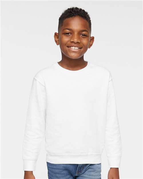 Custom Embroidered Rabbit Skins Toddler Fleece Crewneck Sweatshirt 3317