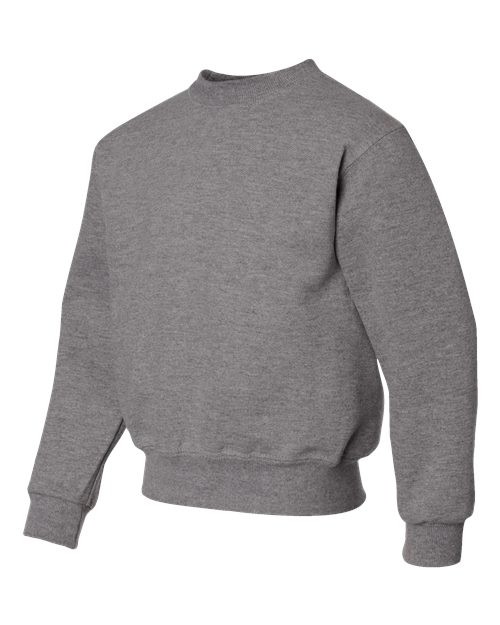JERZEES NuBlend® Youth Crewneck Sweatshirt 562BR
