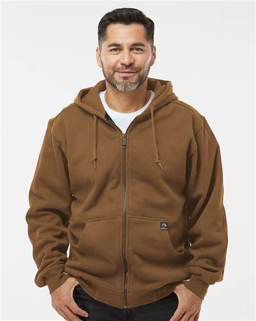 Custom Embroidered DRI DUCK Crossfire Heavyweight Power Fleece Hooded Jacket with Thermal Lining 7033