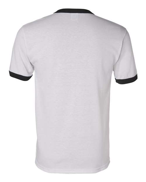Augusta Sportswear 50/50 Ringer T-Shirt 710 White/ Black